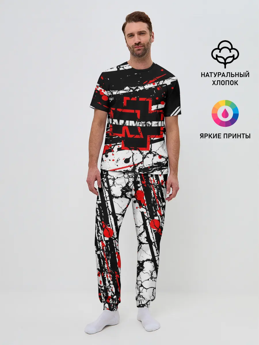 Мужская пижама с брюками / RAMMSTEIN