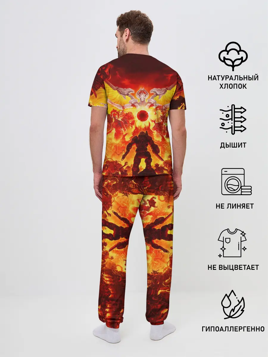 Мужская пижама с брюками / DOOM