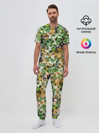 Мужская пижама с брюками / Пейнтбол