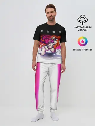 Мужская пижама с брюками / Какуджа Токийский гуль