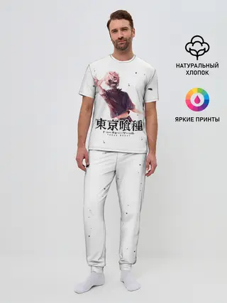 Мужская пижама с брюками / Канеки Кен | Токийский гуль