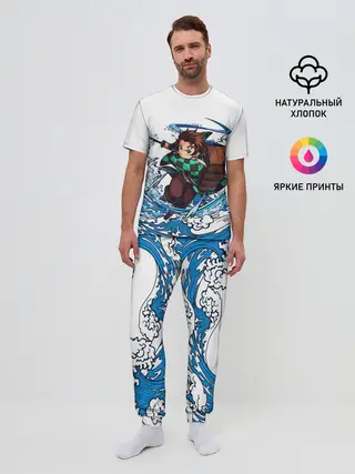 Мужская пижама с брюками / ТАНДЖИРО