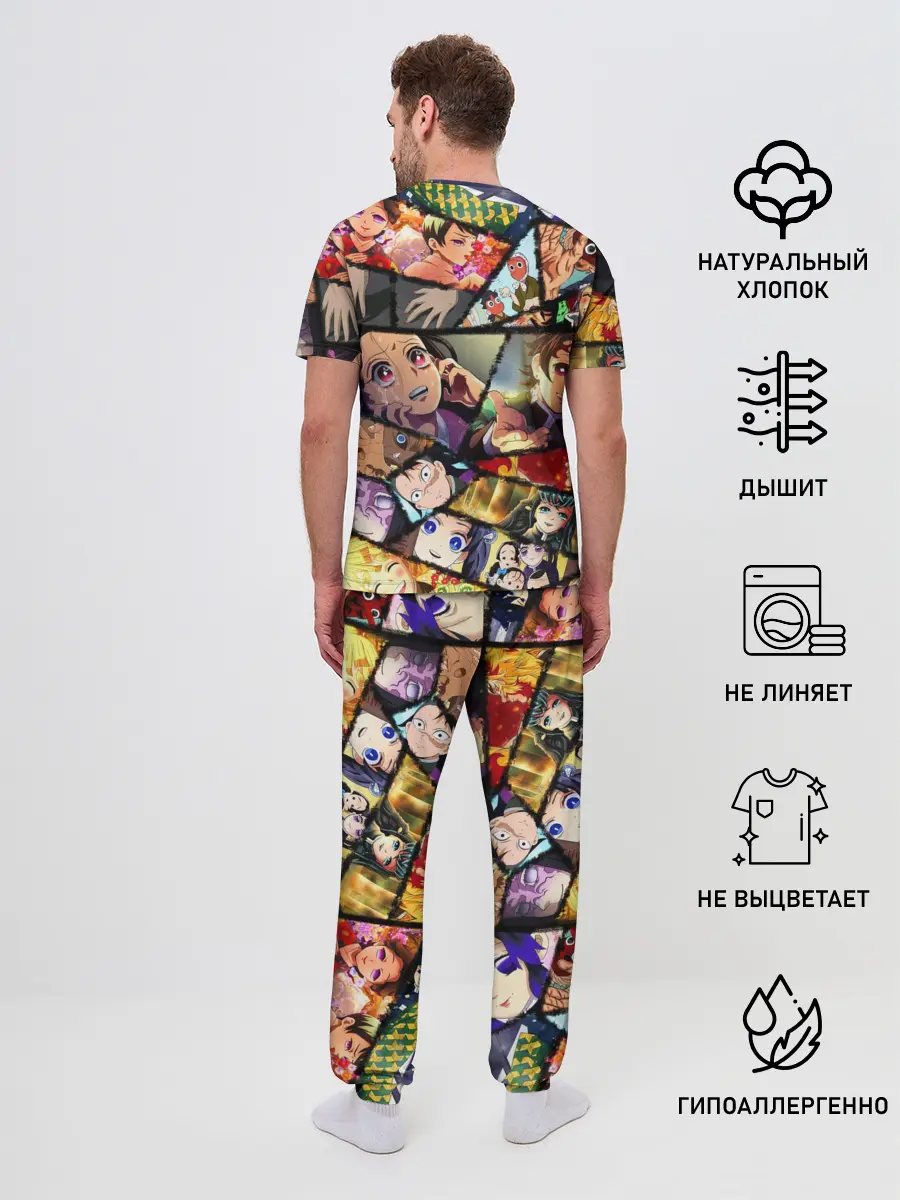 Мужская пижама с брюками / КЛИНОК РАССЕКАЮЩИЙ ДЕМОНОВ