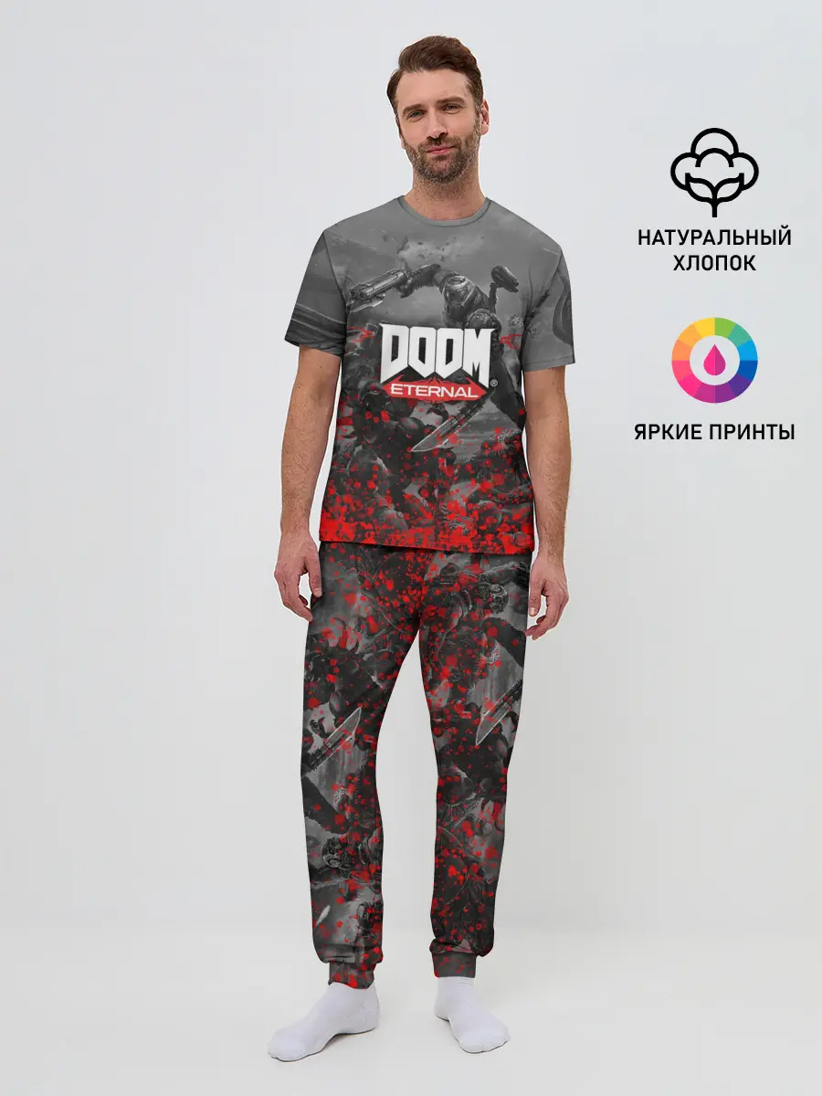 Мужская пижама с брюками / DOOM