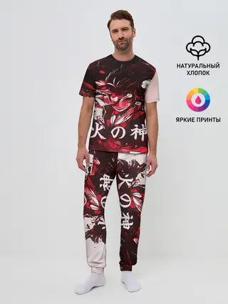 Мужская пижама с брюками / КЛИНОК РАССЕКАЮЩИЙ ДЕМОНОВ