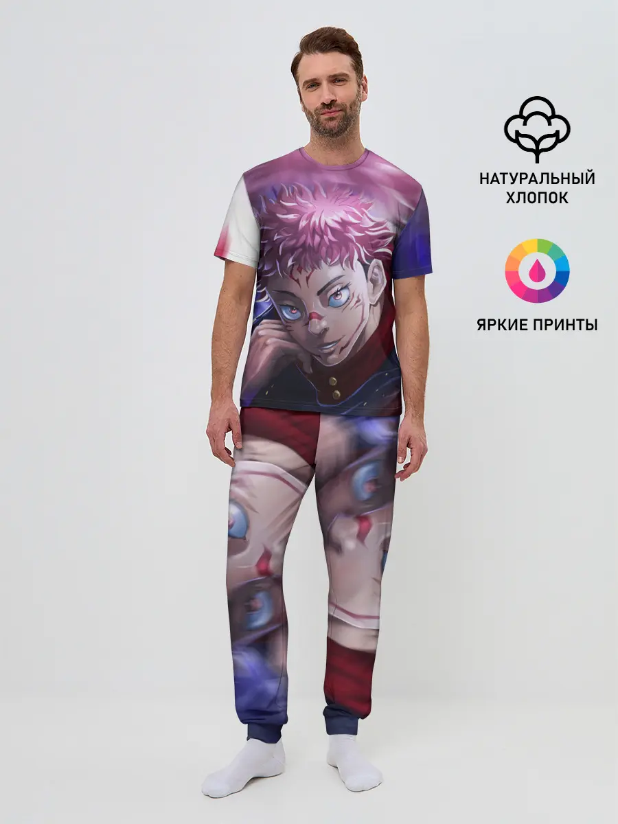 Мужская пижама с брюками / JUJUTSU KAISEN | SUKUNA вихрь