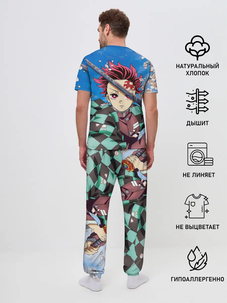 Мужская пижама с брюками / КЛИНОК РАССЕКАЮЩИЙ ДЕМОНОВ