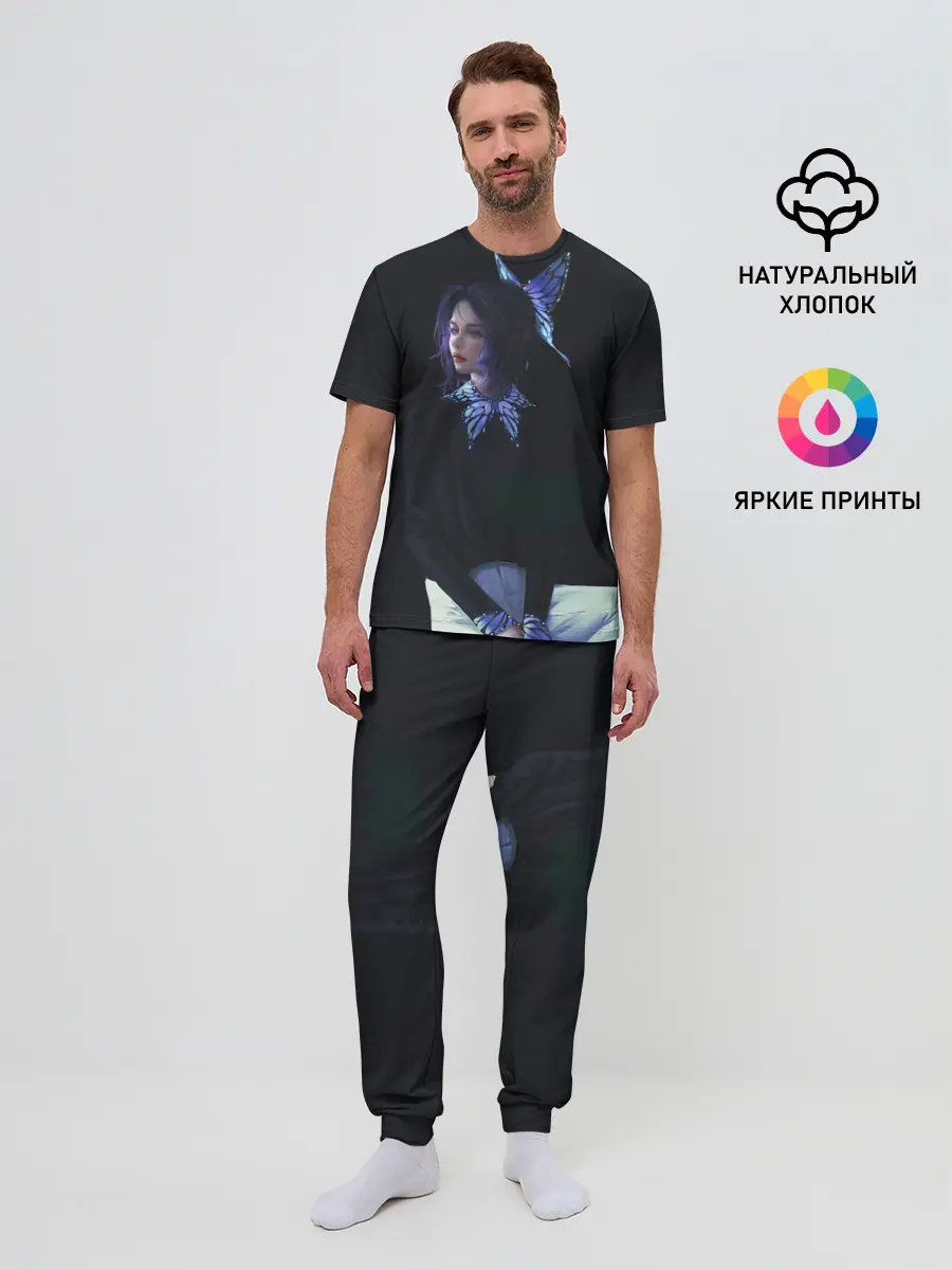 Мужская пижама с брюками / КЛИНОК РАССЕКАЮЩИЙ ДЕМОНОВ