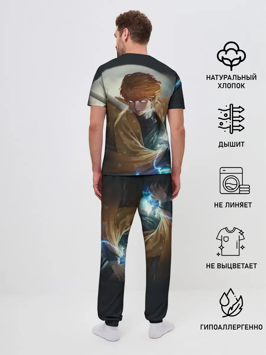 Мужская пижама с брюками / КЛИНОК РАССЕКАЮЩИЙ ДЕМОНОВ