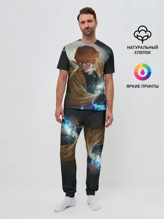 Мужская пижама с брюками / КЛИНОК РАССЕКАЮЩИЙ ДЕМОНОВ