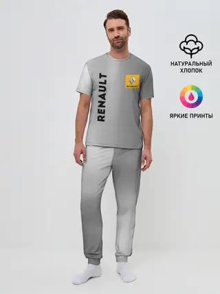Мужская пижама с брюками / Renault | Сталь