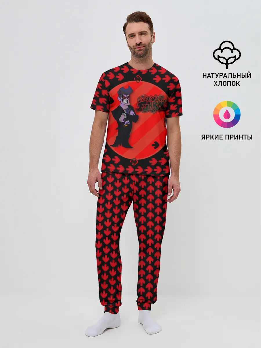 Мужская пижама с брюками / Чувак из Friday Night Funkin