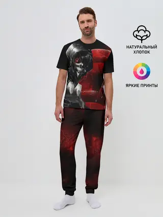 Мужская пижама с брюками / Kaneki Ken Kakuja