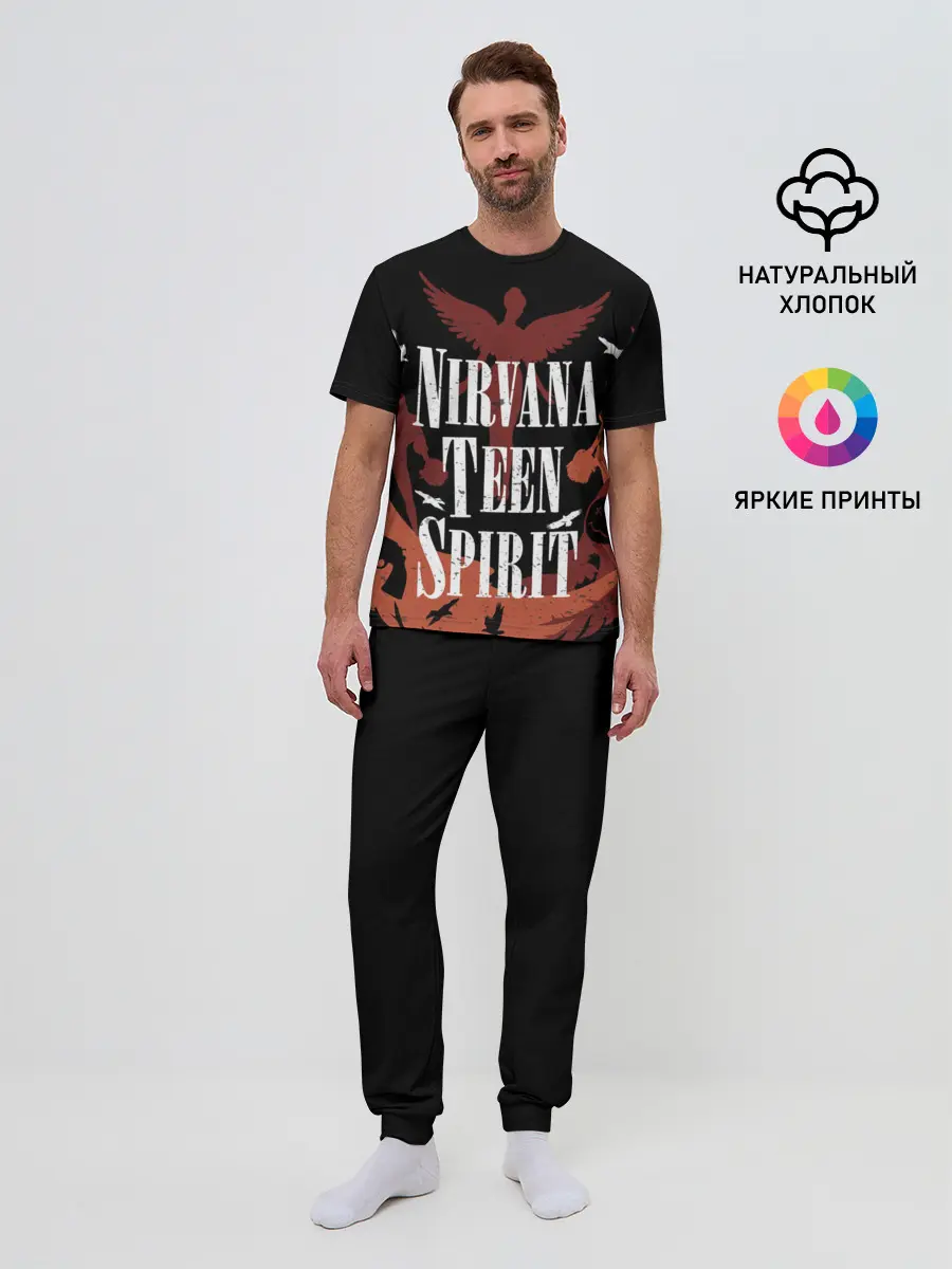 Мужская пижама с брюками / NIRVANA TEEN SPIRIT