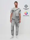 Мужская пижама с брюками / Осколки плитки