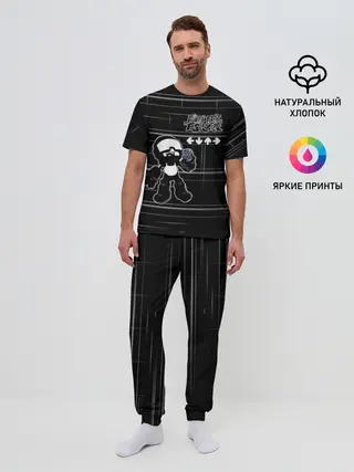 Мужская пижама с брюками / tankmen friday night funkin