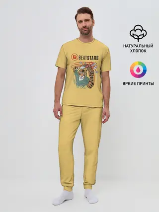 Мужская пижама с брюками / Выдающиеся звери