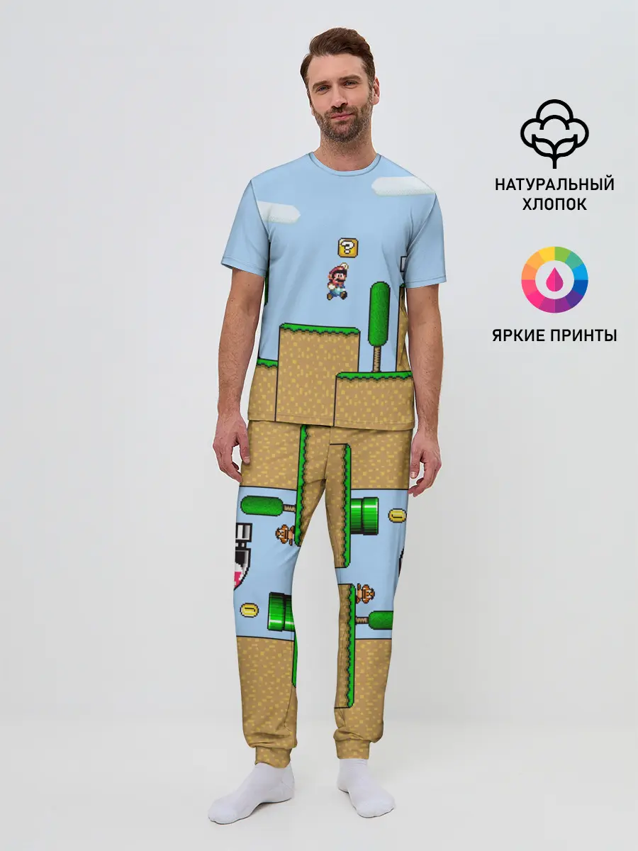 Мужская пижама с брюками / Mario
