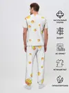 Мужская пижама с брюками / Kaneki Ken желтые круги