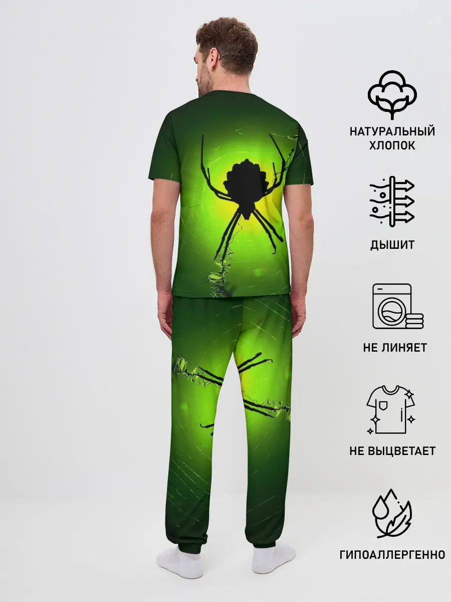 Мужская пижама с брюками / Паук | Spider