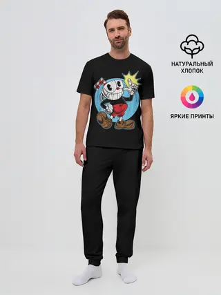 Мужская пижама с брюками / CUPHEAD | КАПХЕД