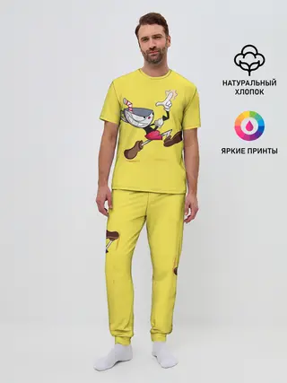 Мужская пижама с брюками / CUPHEAD|