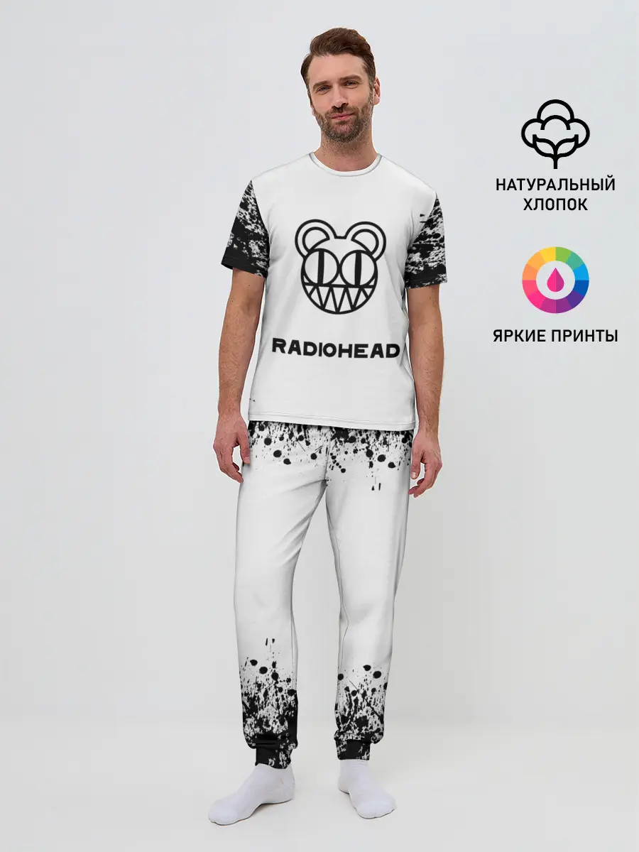 Мужская пижама с брюками / radiohead