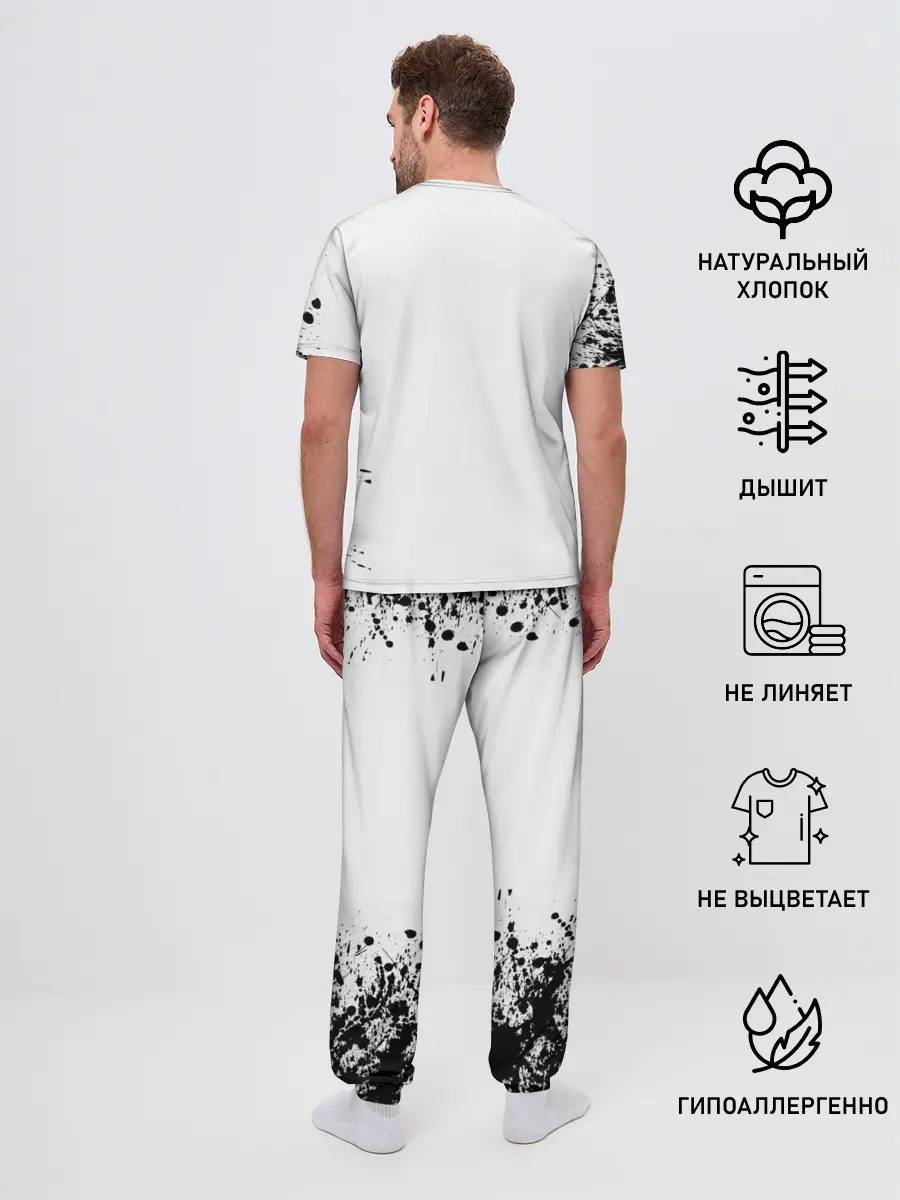 Мужская пижама с брюками / radiohead