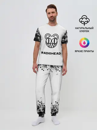 Мужская пижама с брюками / radiohead
