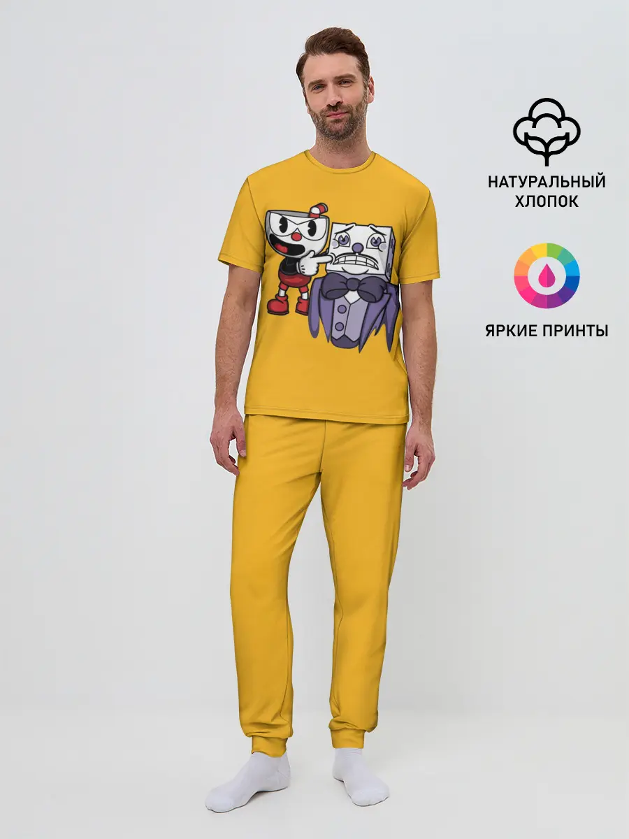 Мужская пижама с брюками / CUPHEAD