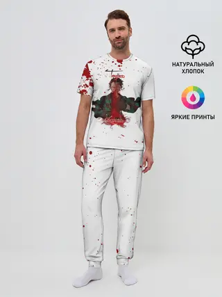 Мужская пижама с брюками / Tanjirou Kamado Kimetsu no Yaiba