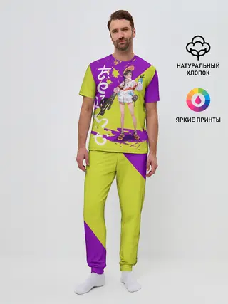 Мужская пижама с брюками / Приоритет чудо-яйца