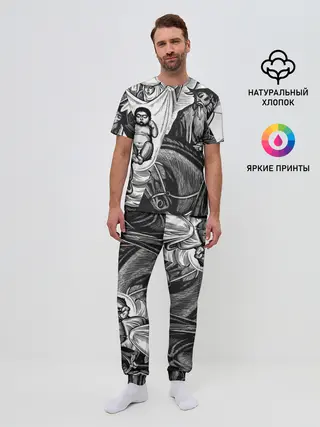 Мужская пижама с брюками / ЭПОС МАНАС