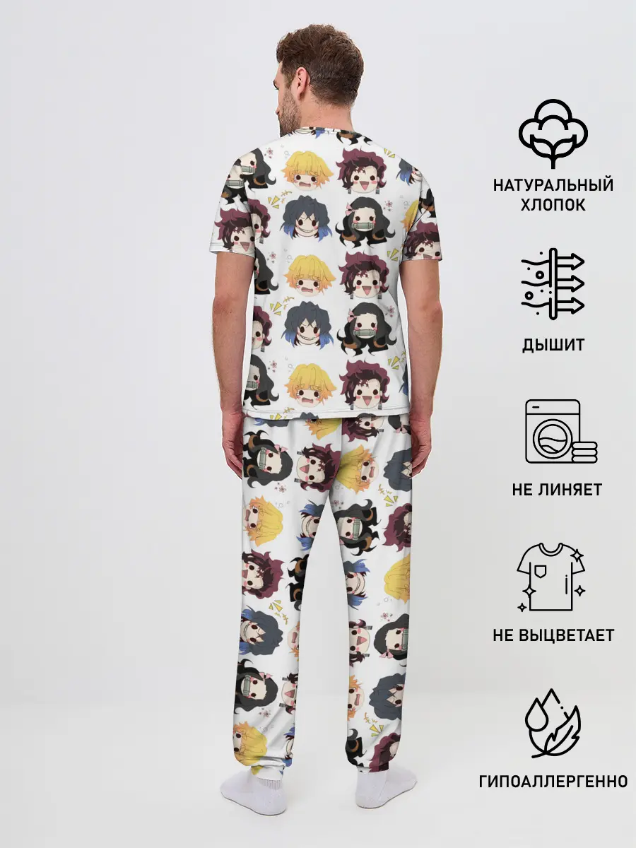 Мужская пижама с брюками / Клинок, рассекающий демонов