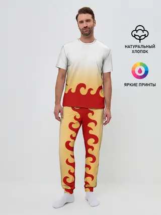 Мужская пижама с брюками / ШИНДЖУРО РЕНГОКУ / KNY