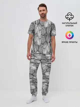 Мужская пижама с брюками / White Raven