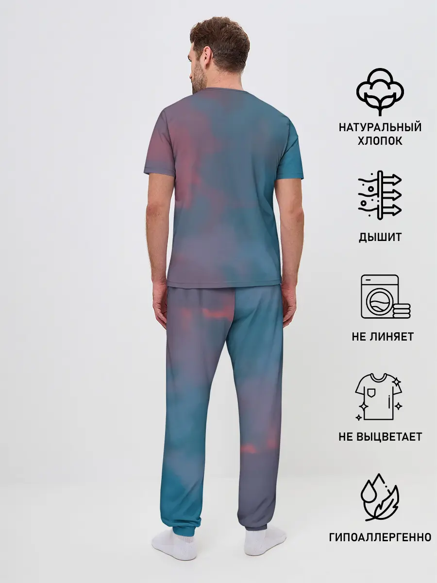 Мужская пижама с брюками / Чудо-женщина VS Дарксайд