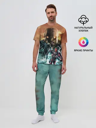 Мужская пижама с брюками / The Flash, Superman V Darkseid