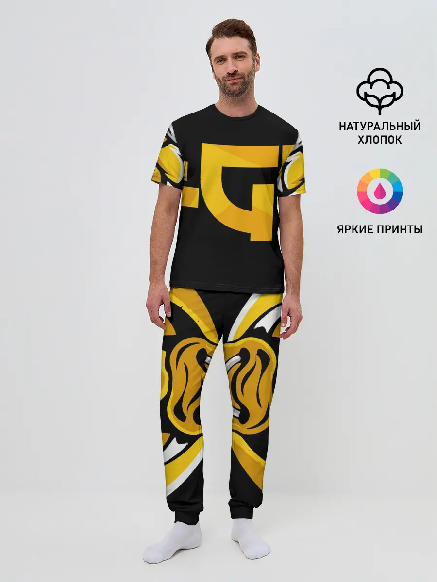 Мужская пижама с брюками / Yellow Asia