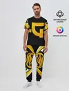 Мужская пижама с брюками / Yellow Asia