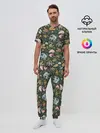 Мужская пижама с брюками / Дикие Звери Паттерн