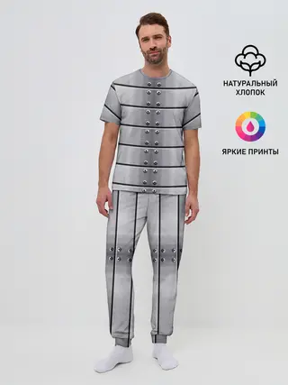 Мужская пижама с брюками / Metal Armor