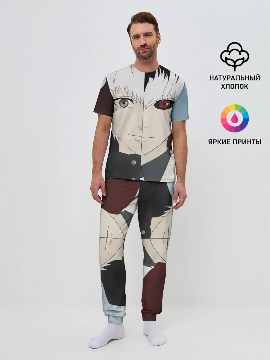 Мужская пижама с брюками / Сасаки Кен