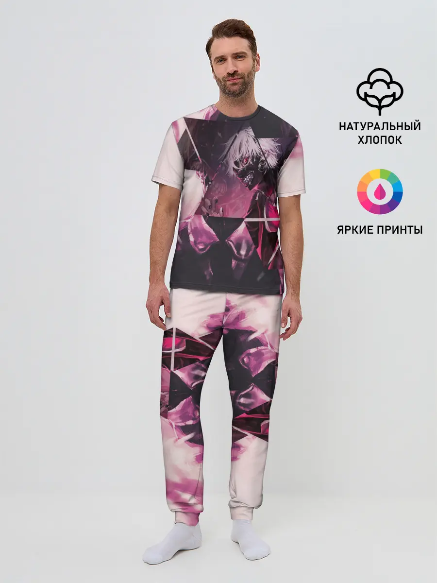 Мужская пижама с брюками / Одноглазый король Канеки