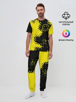 Мужская пижама с брюками / NIRVANA.