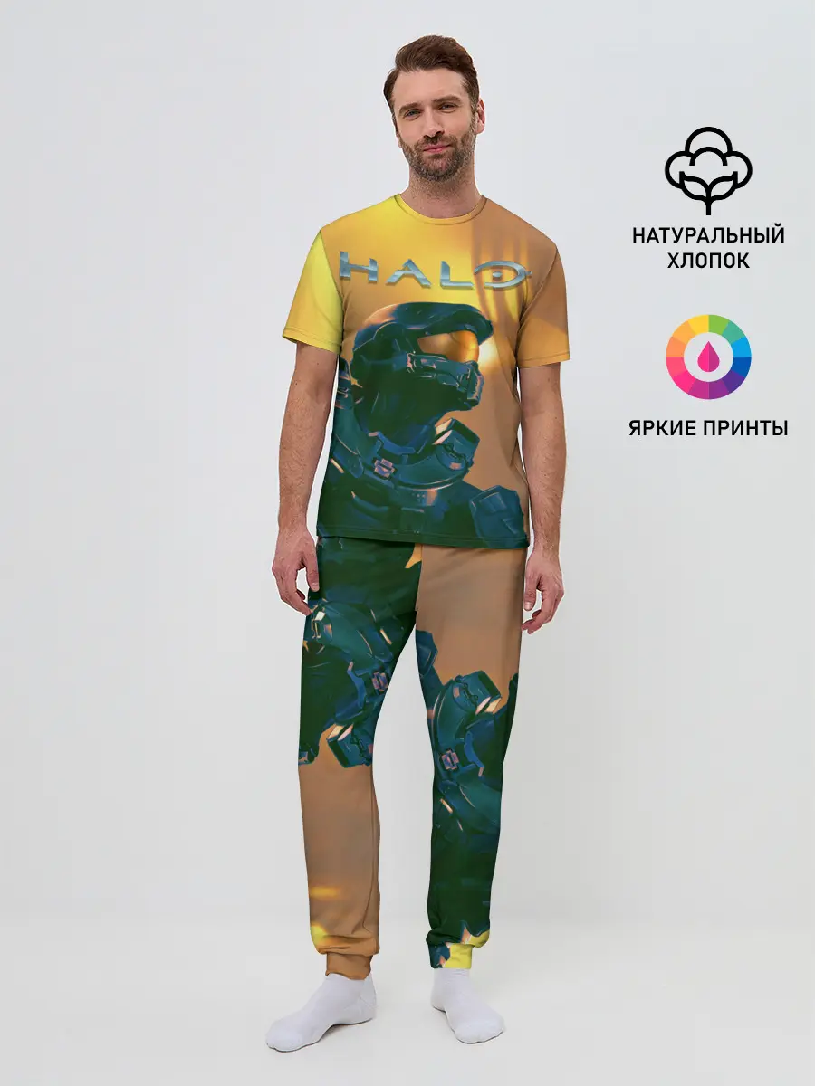 Мужская пижама с брюками / Мастер Чиф | Halo