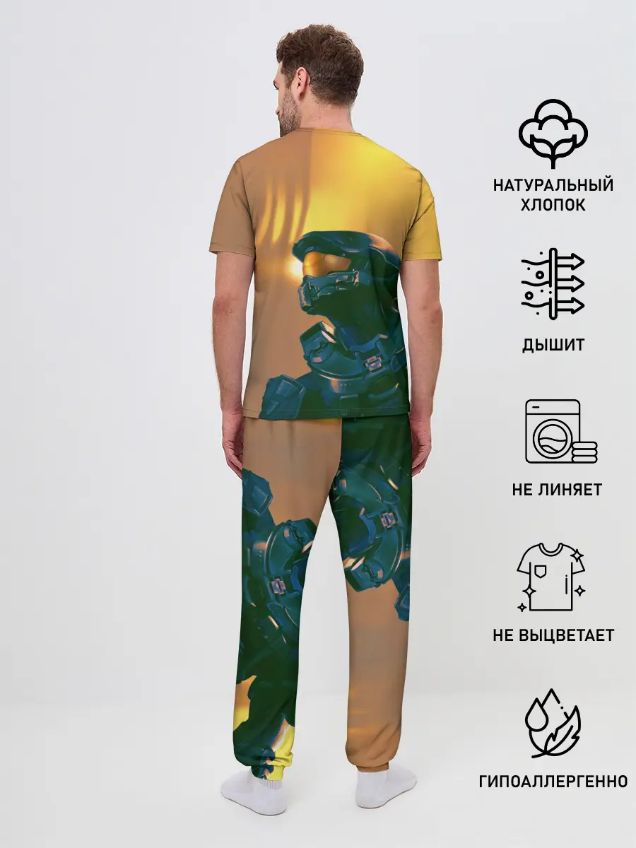 Мужская пижама с брюками / Мастер Чиф | Halo