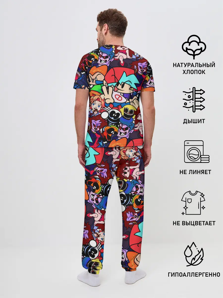 Мужская пижама с брюками / Friday Night Funkin