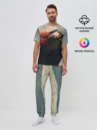 Мужская пижама с брюками / Hug | Jujutsu kai