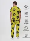 Мужская пижама с брюками / Yellow Skulls